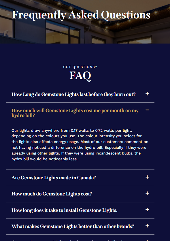 screenshot of Vibe Illuminations Website
